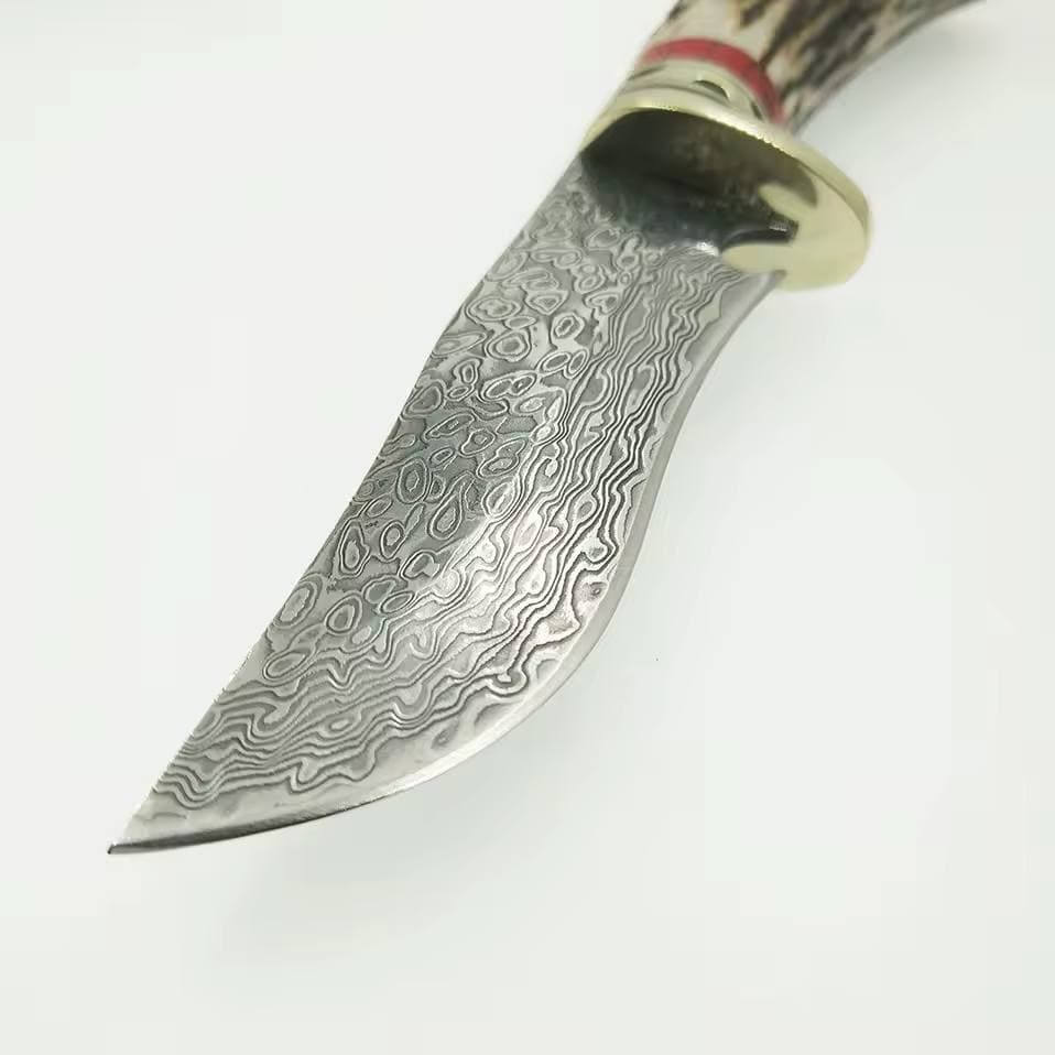 Lovacki Noz rucni rad sa rogom jelena
